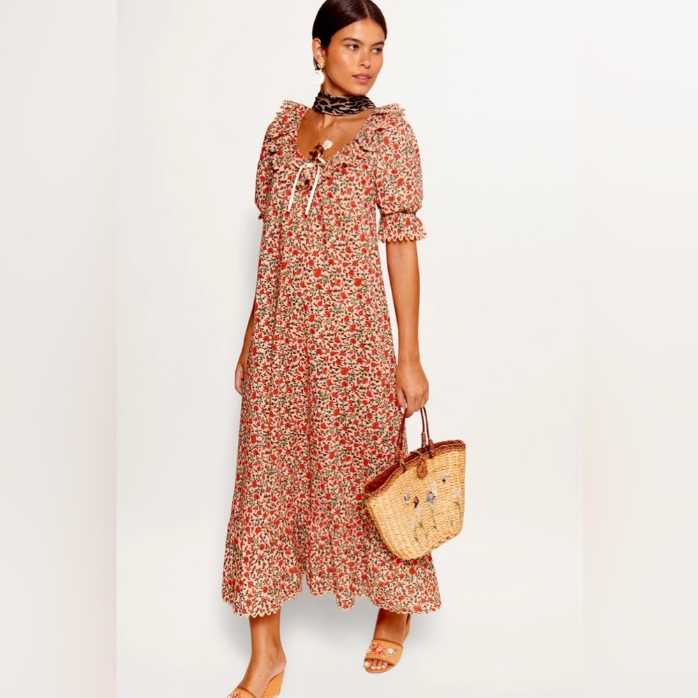 RIXO Aprilia Midi Dress NWT